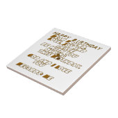 Verjaardag Kaart voor een Christelijke vriend Tegeltje (Zijkant)