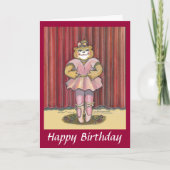 Verjaardag Kaart voor een danser (Voorkant)