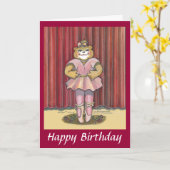 Verjaardag Kaart voor een danser (Gele Bloem)