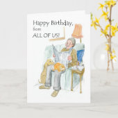 Verjaardag Kaart voor een Man - van 'All of Us' (Gele Bloem)