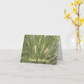 Verjaardag Kaart voor een natuur liefhebber (Gele Bloem)