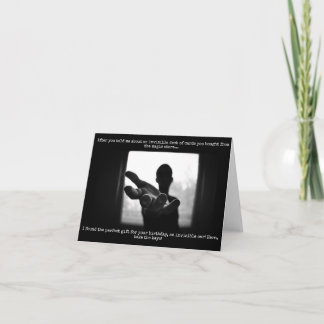 Verjaardag Kaart voor goochelaars - Funny Invisibl