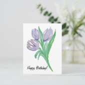 Verjaardag Kaart voor Haar 5" x 7" Gevouwen Wenska (Staand voorkant)