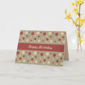 Verjaardag Kaart voor Hem - dotsy (Gele Bloem)