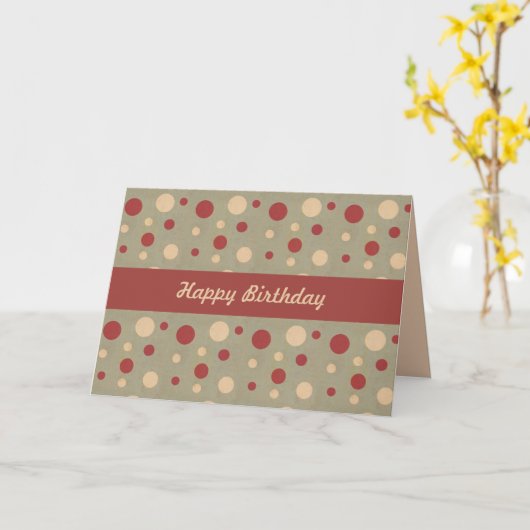 Verjaardag Kaart voor Hem - dotsy (Gele Bloem)