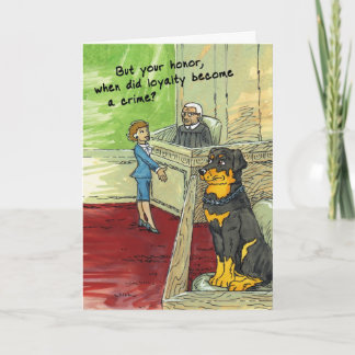 Verjaardag Kaart voor Hondenliefhebber - Loyal Rot