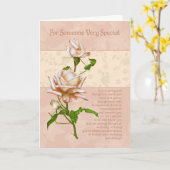 Verjaardag Kaart voor iemand heel speciaal (Gele Bloem)