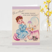  verjaardag Kaart voor lieve tante (Gele Bloem)