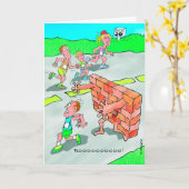 Verjaardag Kaart voor Marathonloper - Don't Hit Th (Gele Bloem)