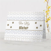 Verjaardag Kaart voor mijn zus (Gele Bloem)