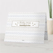 Verjaardag Kaart voor mijn zus (Achterkant)