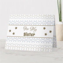 Verjaardag Kaart voor mijn zus