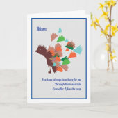 Verjaardag Kaart voor moeder van dochter (Gele Bloem)