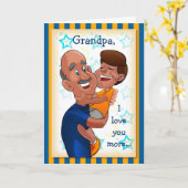 Verjaardag Kaart voor opa (Gele Bloem)