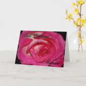 Verjaardag Kaart voor peetmoeder (Gele Bloem)