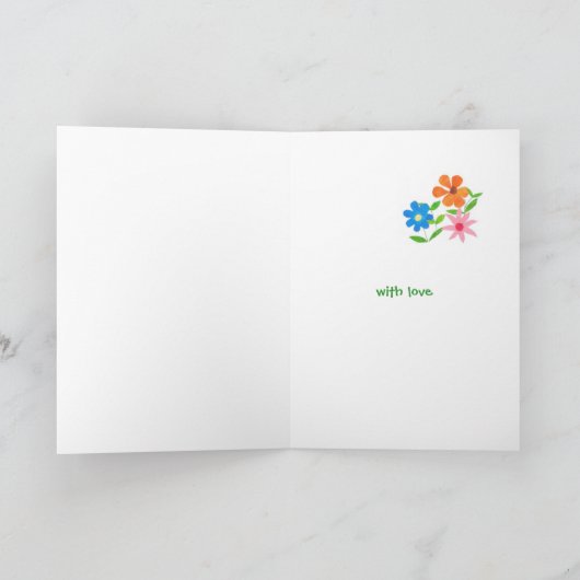 Verjaardag Kaart voor vrouw (Binnen)