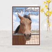 Verjaardag Kaart voor zwager (Gele Bloem)