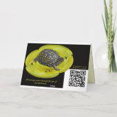 Verjaardag Kaart - Whitetail Deer Buck in Velvet (Achterkant)