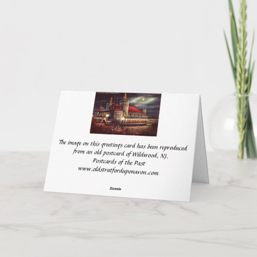 Verjaardag Kaart - Wildwood, NJ (Achterkant)