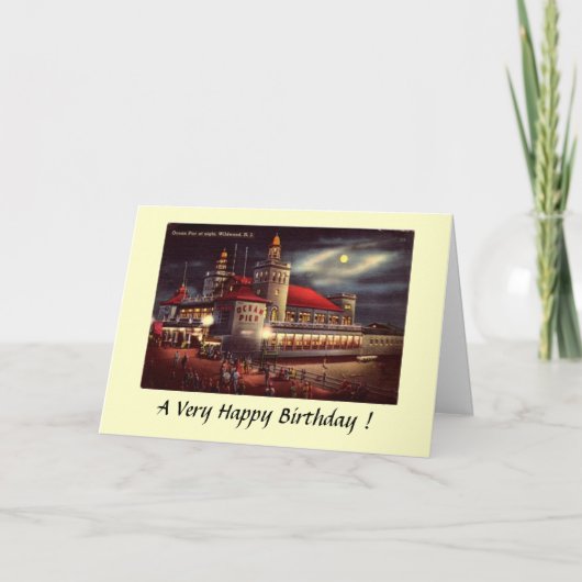Verjaardag Kaart - Wildwood, NJ (Voorkant)