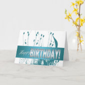 Verjaardag Kaart - Zakelijke Verjaardag Kaart (Gele Bloem)