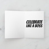 VERJAARDAG KAARTEN VOOR KAT ALS EEN BAAS (Binnen)