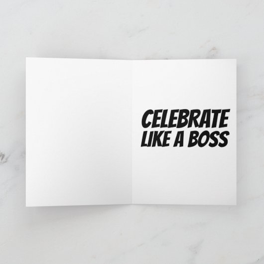 VERJAARDAG KAARTEN VOOR KAT ALS EEN BAAS (Binnen)