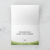 Verjaardag Kale Adelaar met een Football Kaart (Binnen)