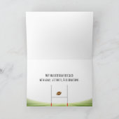 Verjaardag Kale Adelaar met een Football Kaart (Binnen)