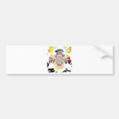 Verjaardag Kaleidoscope Art Print Bumpersticker (Voorkant)