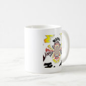 Verjaardag Kaleidoscope Art Print Koffiemok (Voorkant rechts)