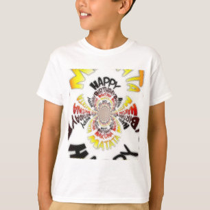 Verjaardag Kaleidoscope Art Print T-shirt