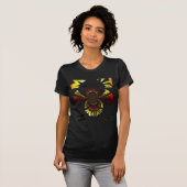 Verjaardag Kaleidoscope Art Print T-shirt (Voorkant volledig)