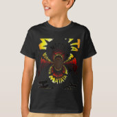 Verjaardag Kaleidoscope Art Print T-shirt (Voorkant)
