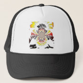 Verjaardag Kaleidoscope Art Print Trucker Pet (Voorkant)