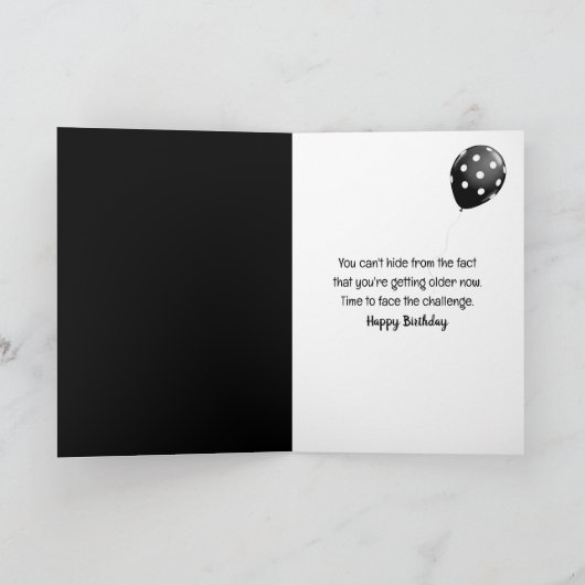 Verjaardag Kat Die Zich In Schaduwen Verbergt Kaart (Binnen)