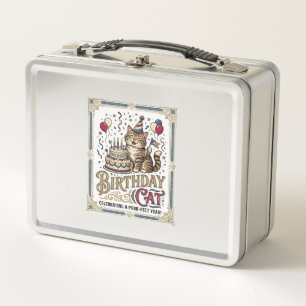 Verjaardag Kat Kat Verjaardag Leeftijd Vintage Vec