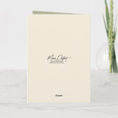 Verjaardag Kat Kijken Vogels op Behang Kaart (Achterkant)