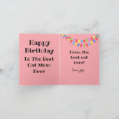 Verjaardag Kat Moeder Wereld's Beste Ooit Pet Foto Kaart (Binnen)