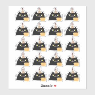 Verjaardag Kat Sticker Vel 20 Grappig Feestje