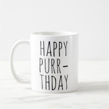 Verjaardag Kat Thema met Purr-thday