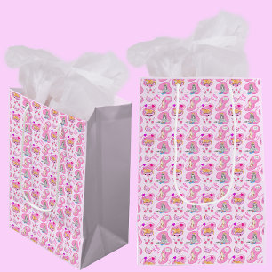 Verjaardag Katten Hebben Een Feestje  Medium Cadeauzakje