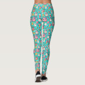 Verjaardag Kawaii Patroon Leggings (Achterkant)