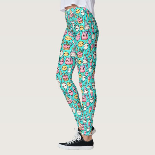Verjaardag Kawaii Patroon Leggings (Links)