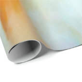 Verjaardag Kerst Modern Abstract Kunstwerk Gift Cadeaupapier (Rol Hoek)