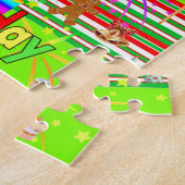 Verjaardag Kerst Puzzel Kerstman (Zijkant)