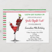 Verjaardag Kerstavond uit Laten we Elfed Up Kaart (Voorkant / Achterkant)