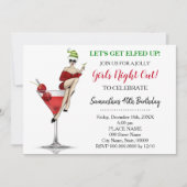 Verjaardag Kerstavond uit Laten we Elfed Up Kaart (Voorkant)