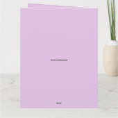 VERJAARDAG KIKKER GRAPPIGE WENSKAARTEN KAART (Achterkant)