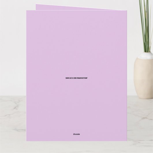 VERJAARDAG KIKKER GRAPPIGE WENSKAARTEN KAART (Achterkant)